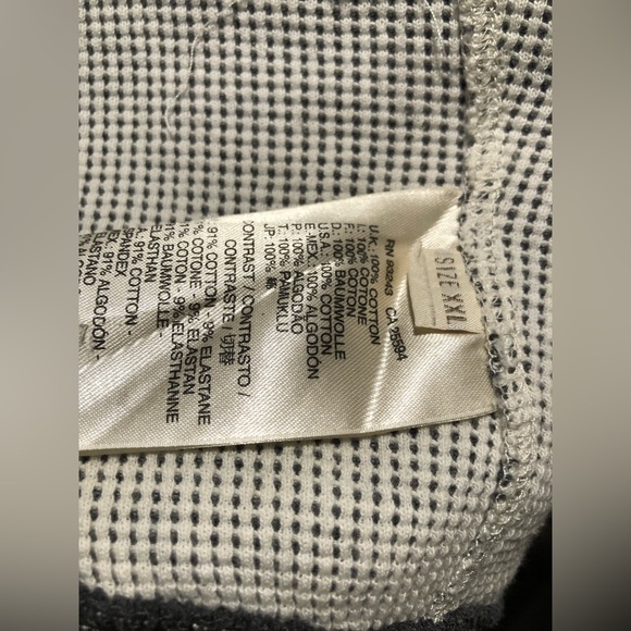 Diesel grey waffle knit zip jacket shawl knit collar XXL - Picture 4 of 14